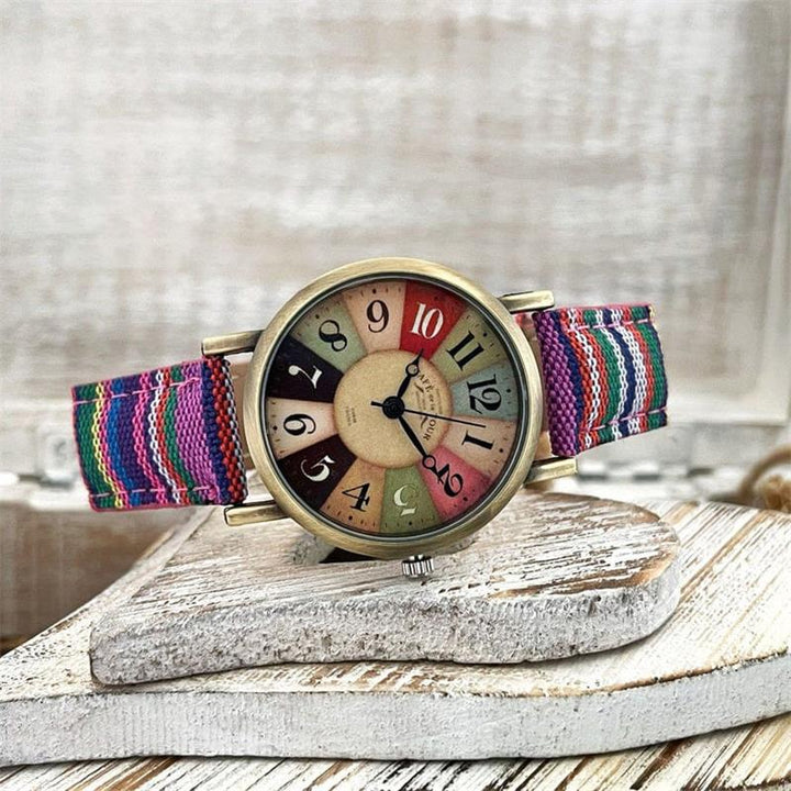 Kalsten | Watches with multicolored rainbow pattern