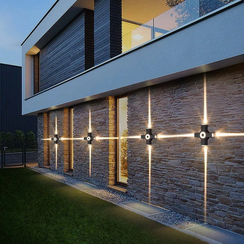 Modern Acrylic Outdoor LED Wall Lamp Kalsten
