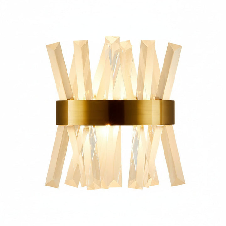Crystal Wall Sconce Up Down Stainless Steel E14 30cm / 12in Modern Art Decor Light | Kalsten