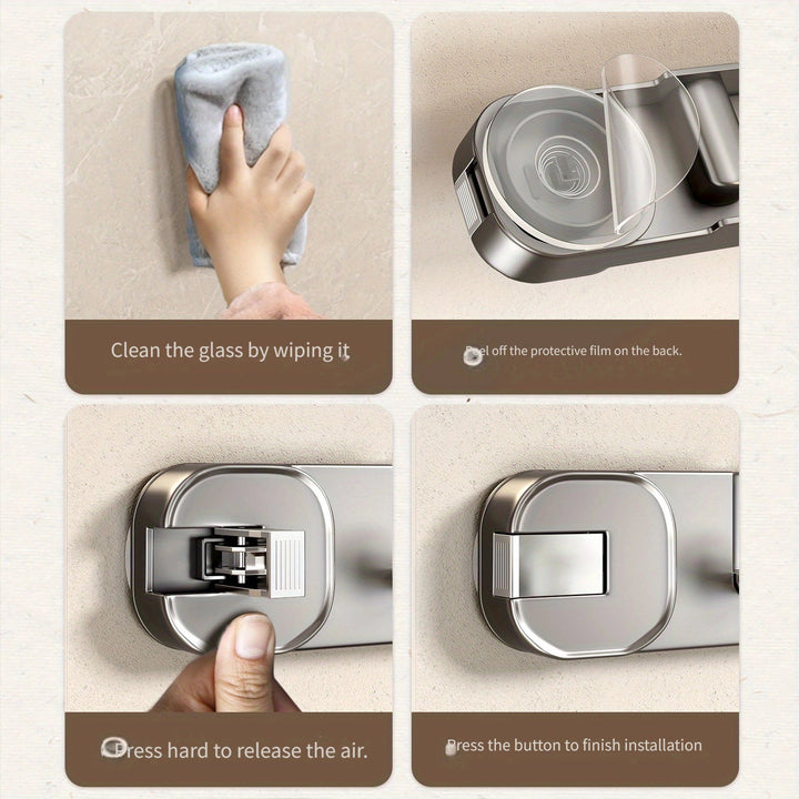 Wall Hook Panel Without Drilling – OrganizePlus Hidden 5-Hook Rack | Kalsten