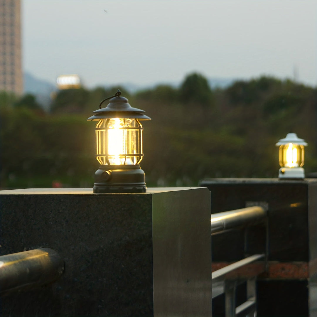 RetroGlow Lamp – Dimmable Rechargeable LED Outdoor Lighting | Kalsten
