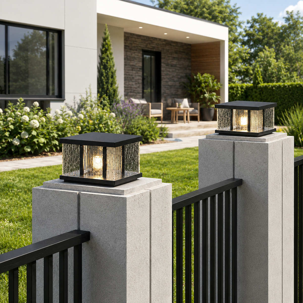 Waterproof Aluminum Outdoor Pillar Lamp