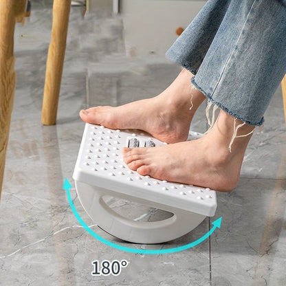 Ergonomic footrest with tiltable surface – Non-slip and instantly ready for use | Brehn