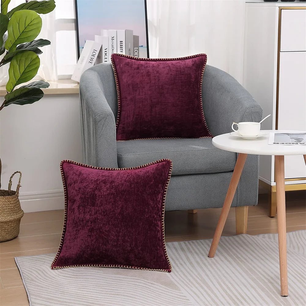 Chenille Velvet Cushion Cover