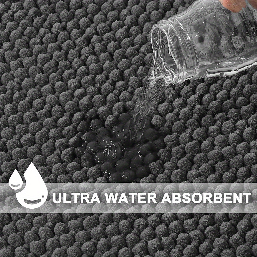 Kalsten | Corner Bath Mat Lunava | L-Shape for Shower & Corner | Non-Slip & Soft | 40x40x80 cm