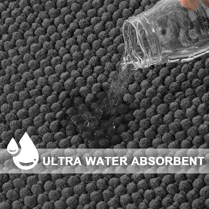 Kalsten | Corner Bath Mat Lunava | L-Shape for Shower & Corner | Non-Slip & Soft | 40x40x80 cm