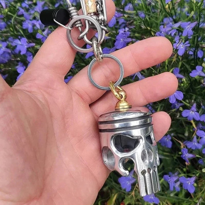 Kalsten | Piston Art Skull Keychain