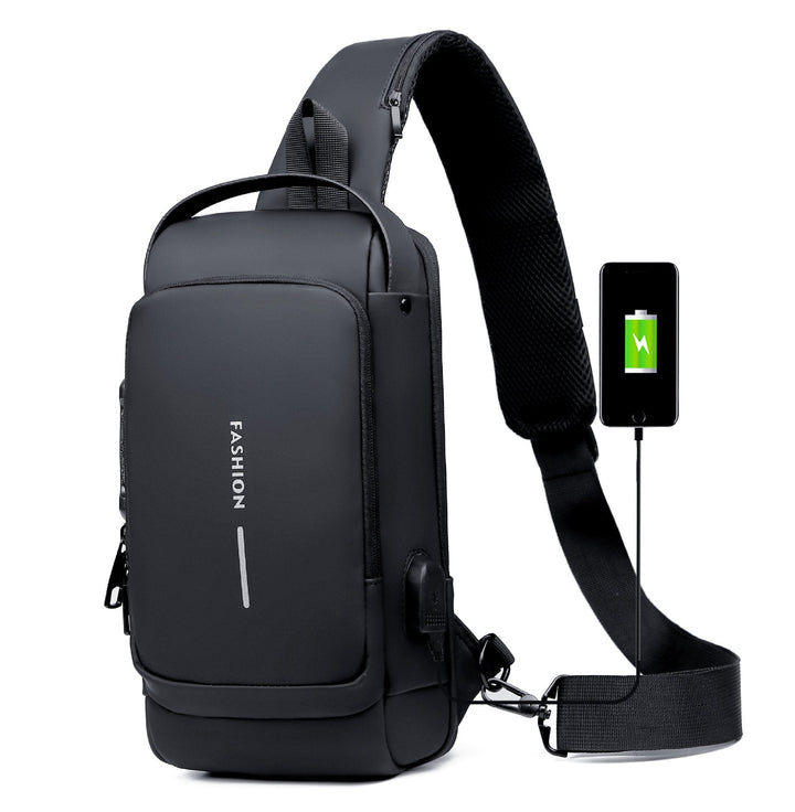 Kalsten | Anti-Theft Crossbody Bag | Landy Carry Without Worry | Waterproof Oxford | USB Charging Port | Unisex Travel Pack