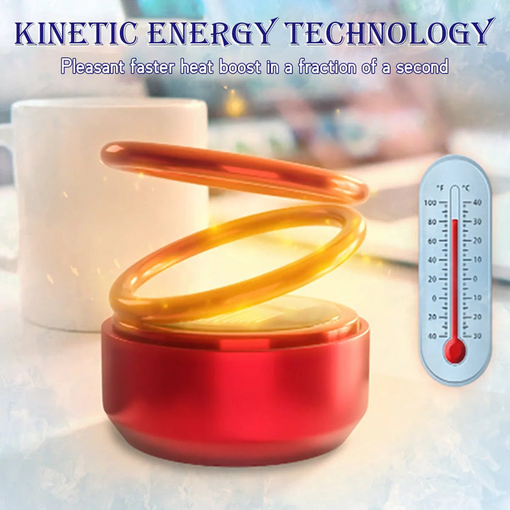 Kalsten | Portable Car Heater | Solar Rechargeable De-Icer | Fast Defrost Device for Cars & Homes