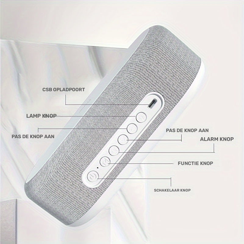 Wireless Charging Station | With Alarm Clock and Temperature Display | Kalsten