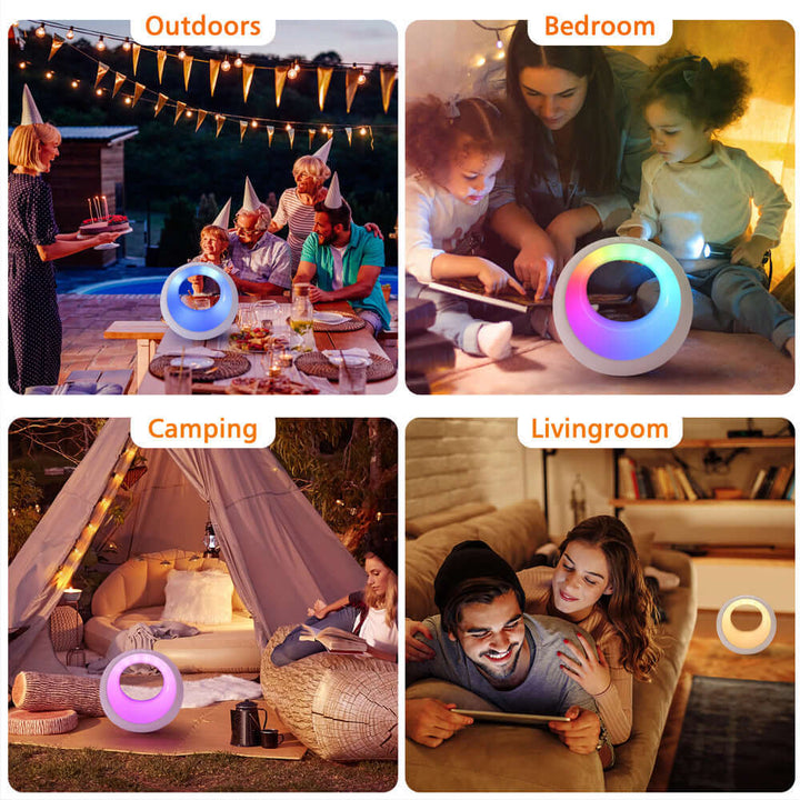 Creative Touch Small Night Lamp RGB Color Changing Remote Control Desk Lamp | Kalsten