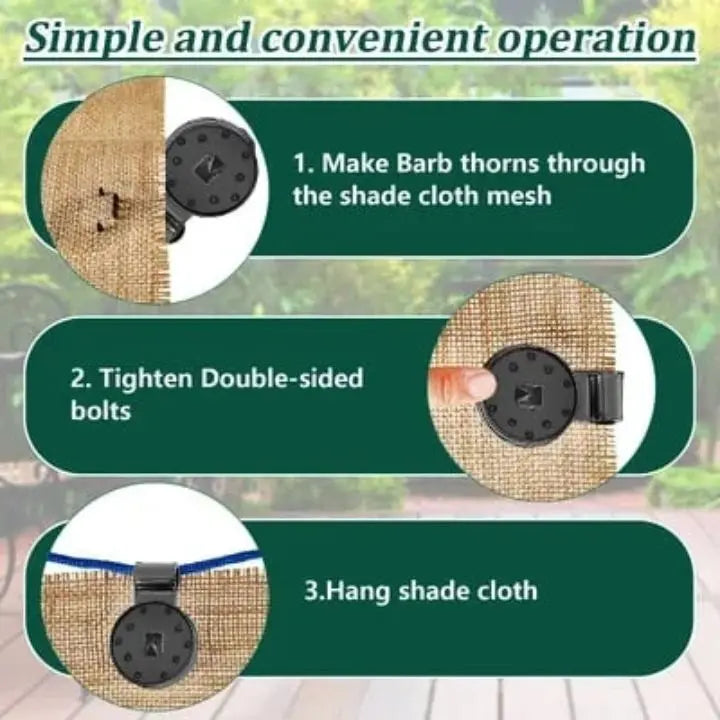 GardenGrip Pro Clips — Never again wobbly nets thanks to secure hold in any weather! | Kalsten