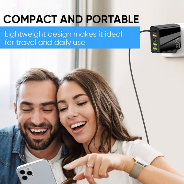 Kalsten | Multi Port Adaptor 65W Fast Charger - US Standard