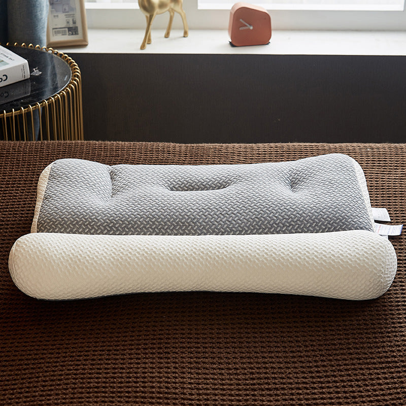 Contoured Sleep Pillow for Neck Support and Comfortable Rest