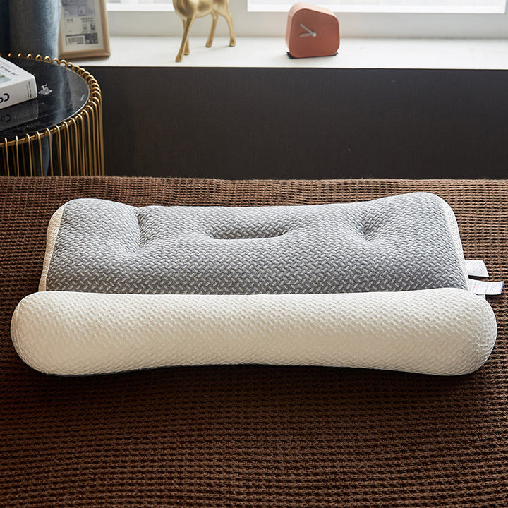 Contoured Sleep Pillow for Neck Support and Comfortable Rest