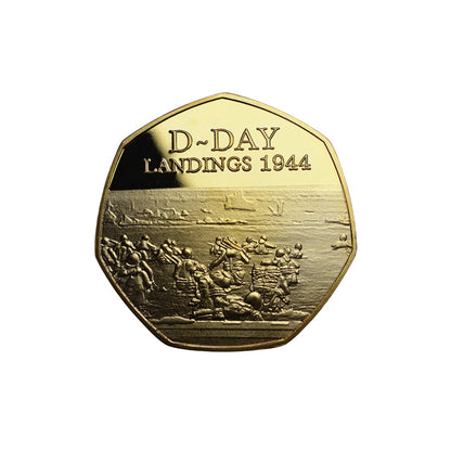 Skanto | D-DAY LANDINGS 1944 24kt Gold Commemorative Coin