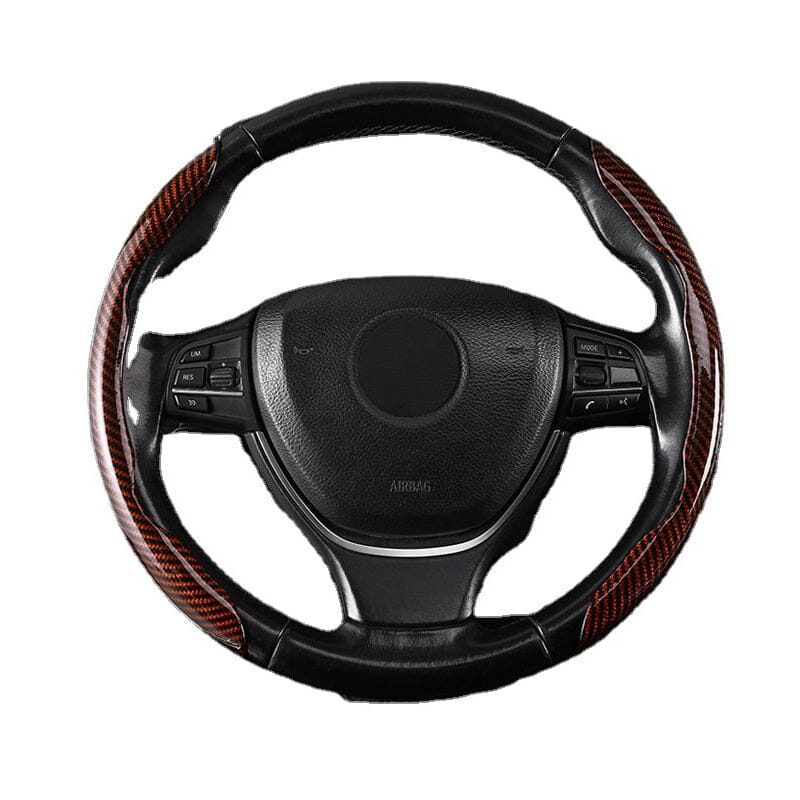 Kalsten | Universal Laser Carbon Fiber Pattern Steering Wheel Cover