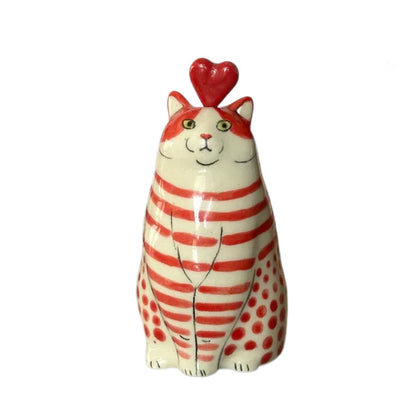 Skanto | Polka Dot Cat Vase