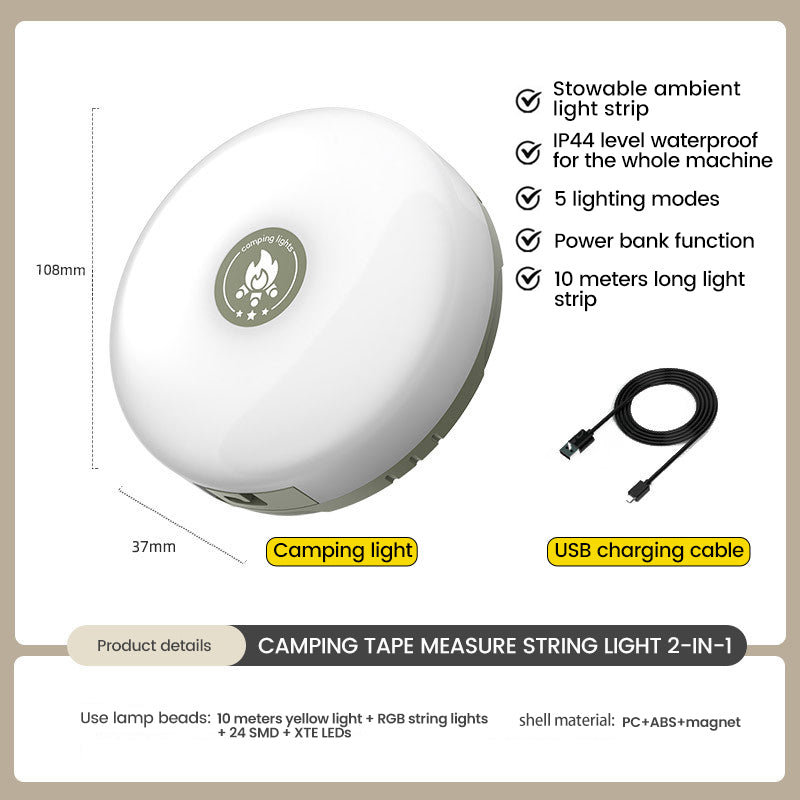 BowLift | Waterproof Portable Stowable String Light