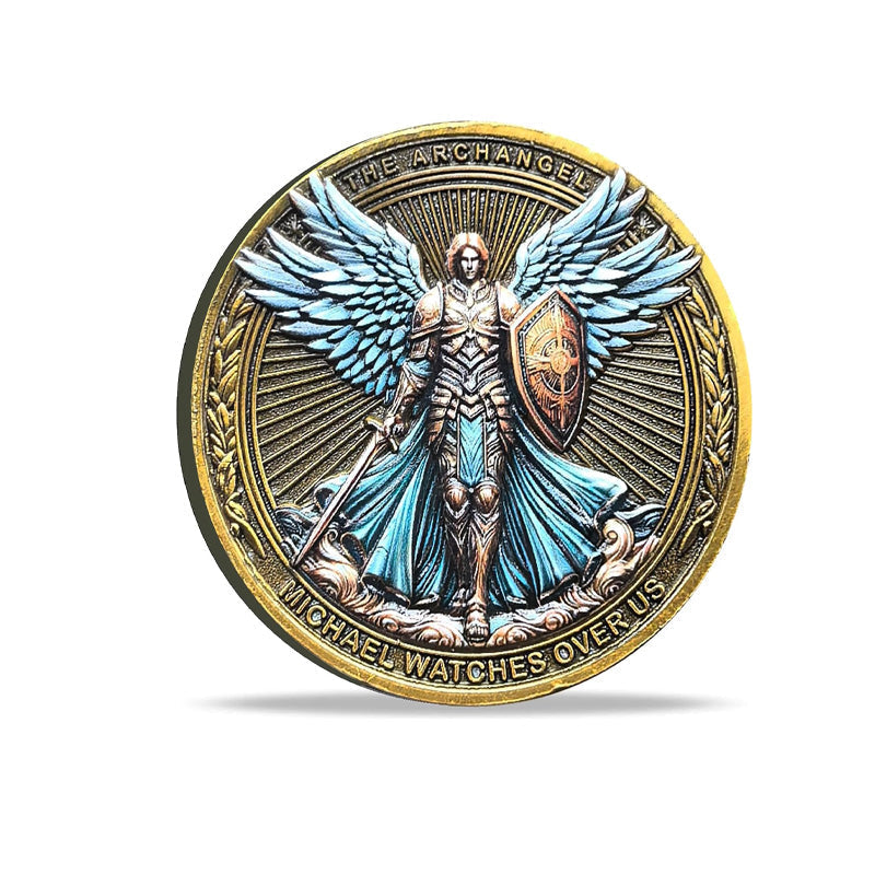 BowLift | The Archangel Michael watches over us Challenge Coin