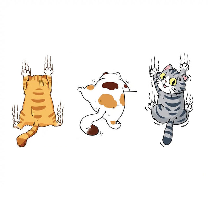 Cute Cat Cartoon Decal Car Stickers, 3 pcs | Kalsten