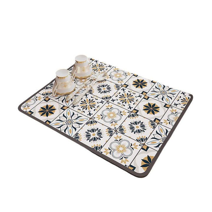 Kalsten | Retro Quick-drying Water-repelling Mat for Kitchen-Bar-Countertops