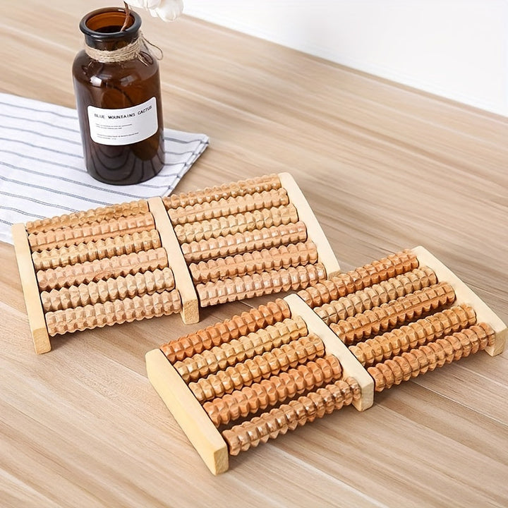 Wooden Foot Roller – Reduce Tension and Stimulate Blood Circulation | Kalsten