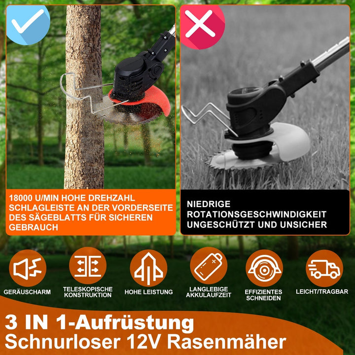 Battery Lawn Trimmer 21V 8000 RPM | Kalsten