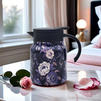 Skanto | Vintage Floral Pattern Teapot – Built-in Infuser