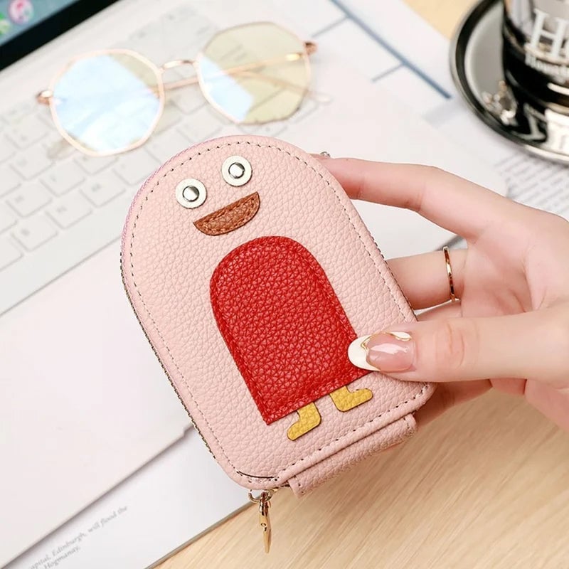 Kalsten | Cute Penguins PU Credit Card Coin Wallet