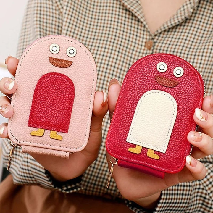 Kalsten | Cute Penguins PU Credit Card Coin Wallet