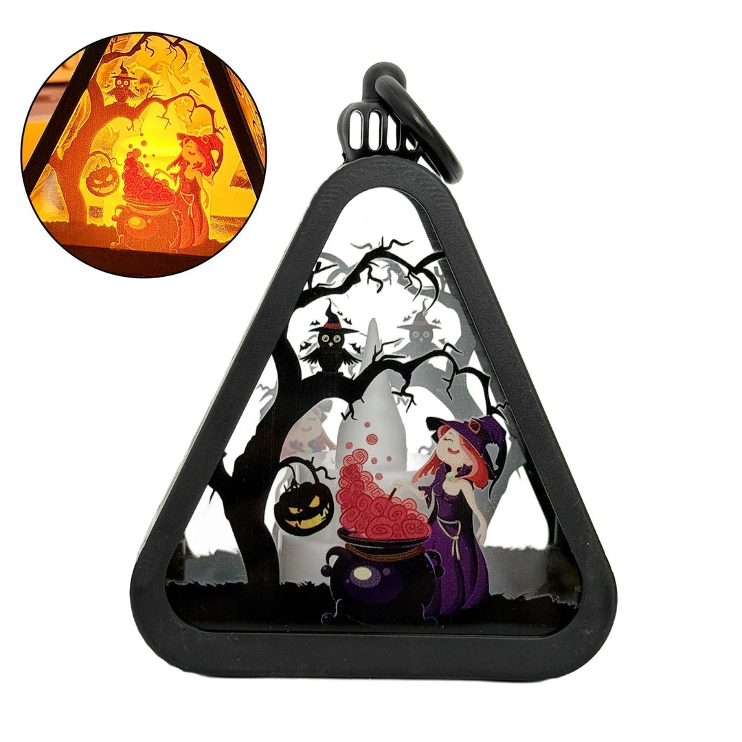 Halloween Decor Triangle Table Lamp | Kalsten