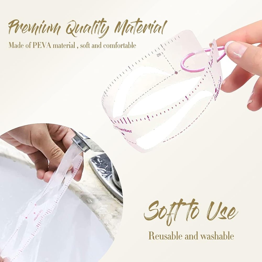 Kalsten | Eyebrow Stencil Set — Reusable Brow Templates with Elastic Strap