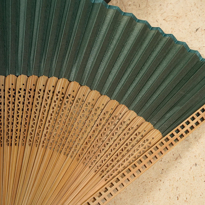 Kalsten | Hand fan made of bamboo silk