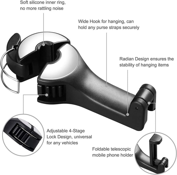 Headrest holder car hook | Kalsten