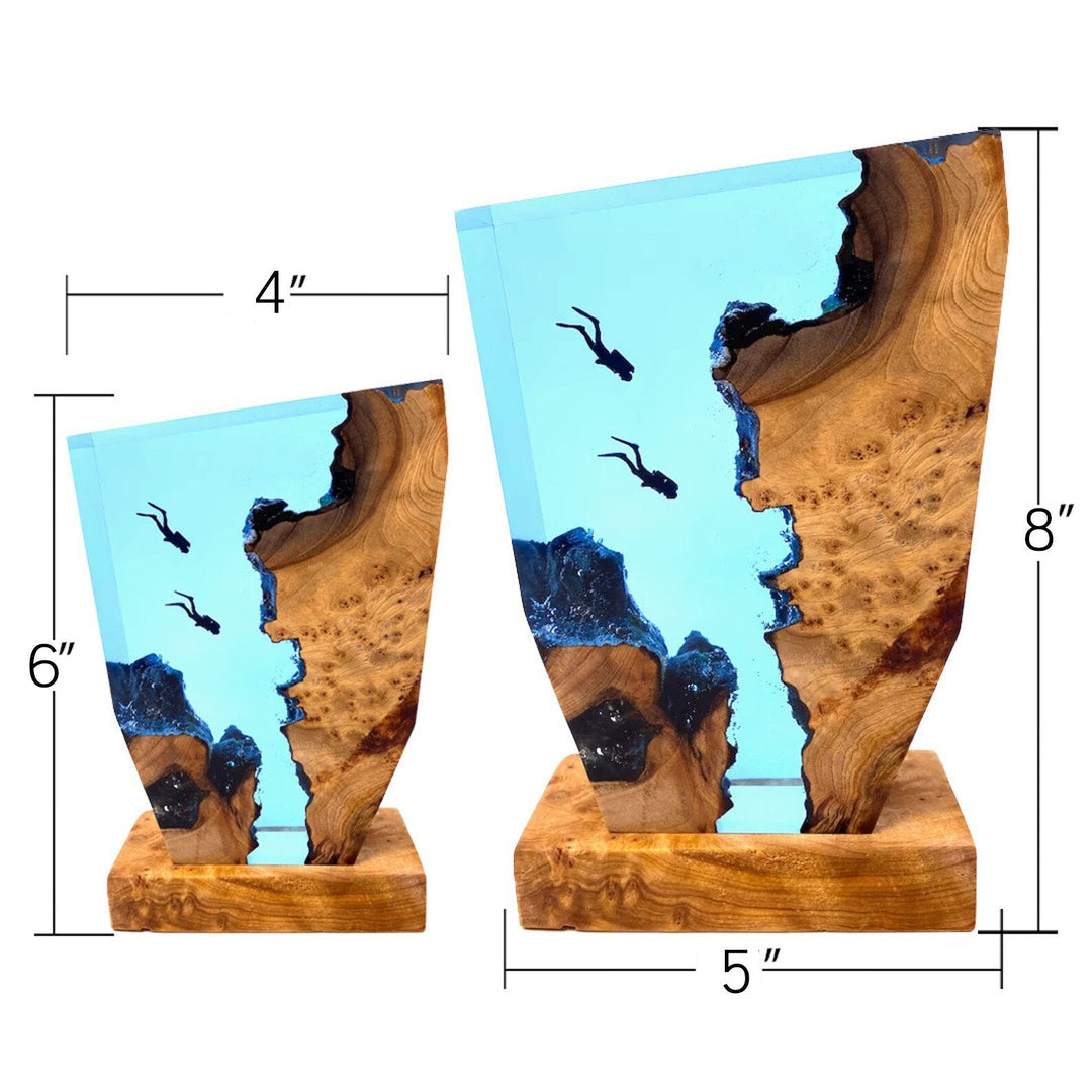 Stylish Ocean Karst Diver Table Lamp for Your Home | Kalsten