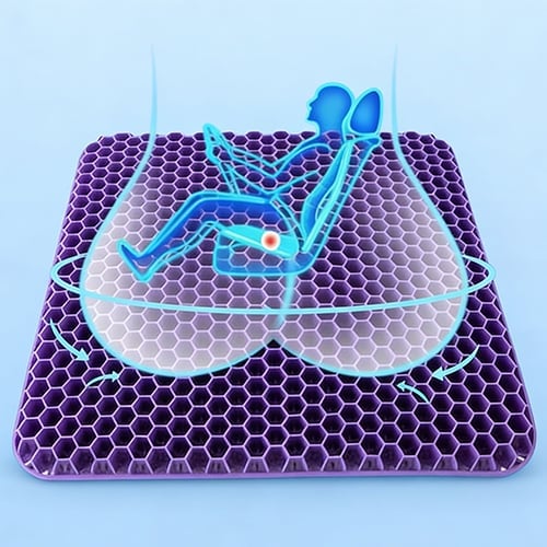 Gel seat cushion for comfortable sitting | Kalsten