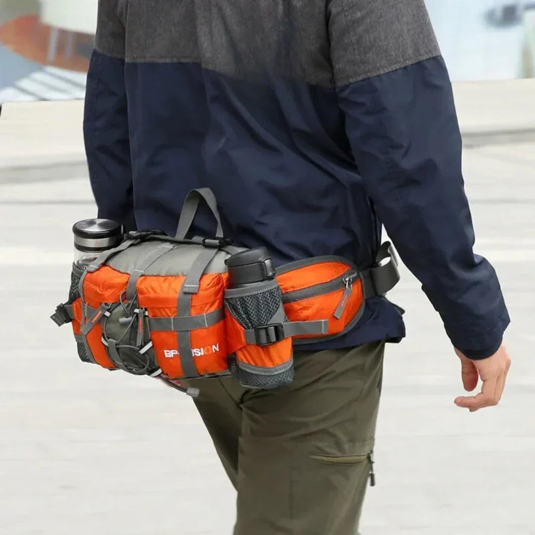 Kalsten | Waterproof Hiking Waist Bag – 5L Bum Bag with Zippered Pockets for Walking & Outdoor Adventures