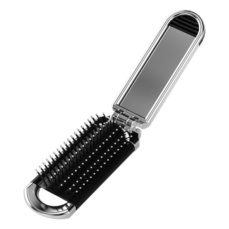 Kalsten | MirrorFlex Travel Mirror Hair Brush | Foldable & Compact | Practical Styling on the Go