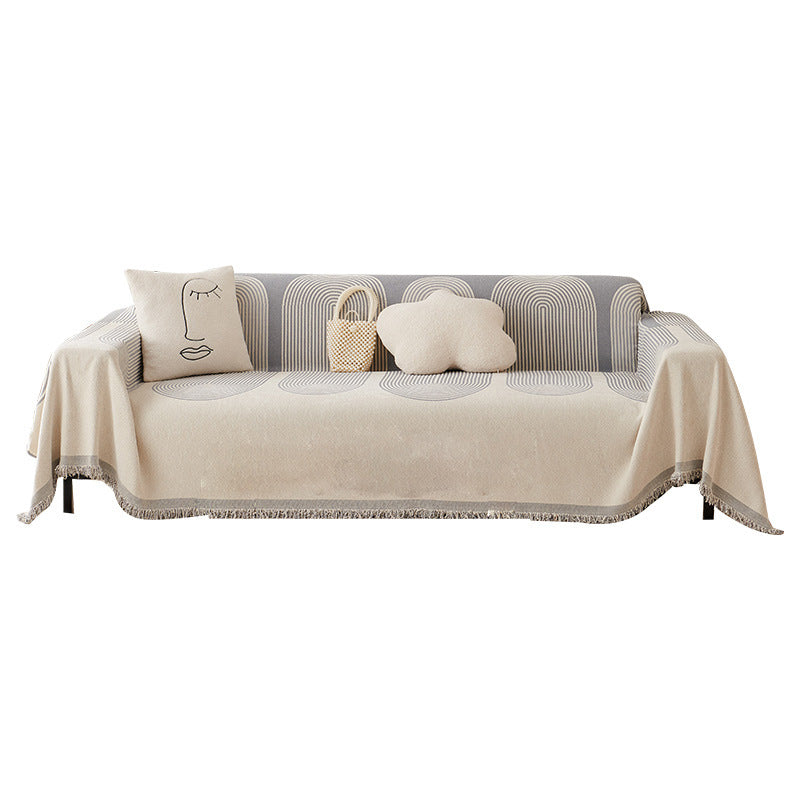 Double Sided Chenille Sofa Cover | Kalsten