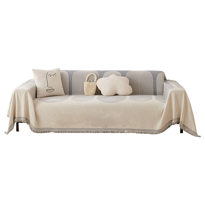 Double Sided Chenille Sofa Cover | Kalsten