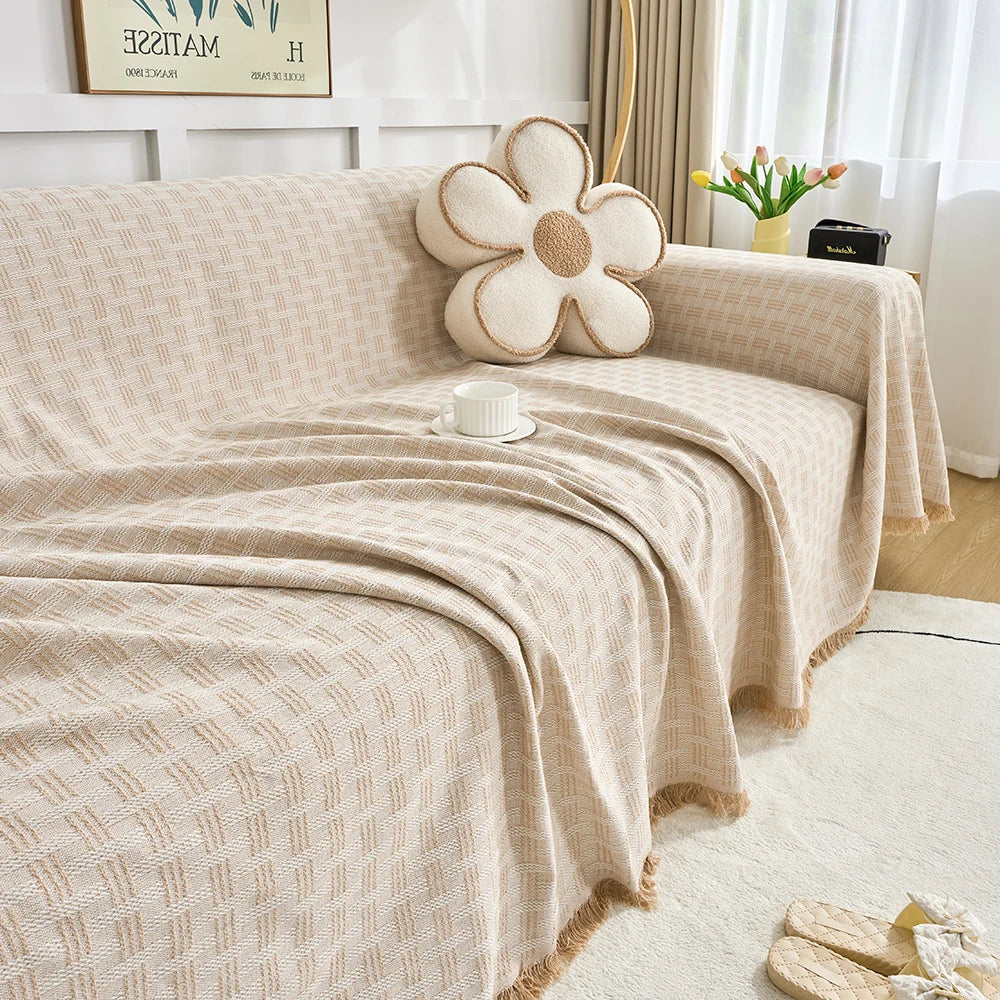 Kalsten | Large Sofa Cover with Reversible Pattern Stylish Protection