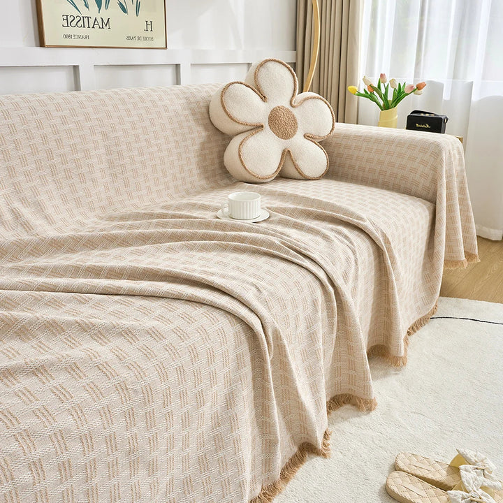 Kalsten | Large Sofa Cover with Reversible Pattern Stylish Protection
