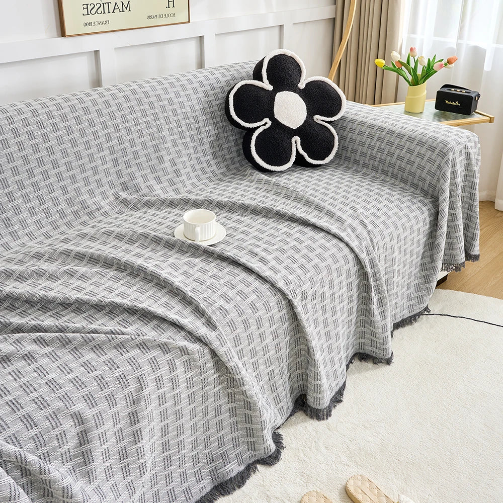 Kalsten | Large Sofa Cover with Reversible Pattern Stylish Protection