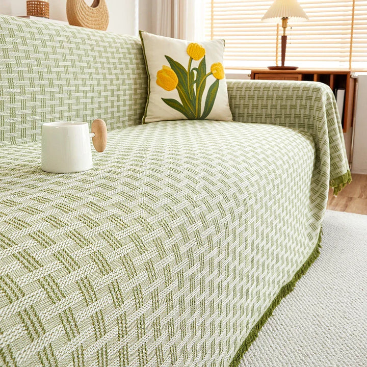 Kalsten | Large Sofa Cover with Reversible Pattern Stylish Protection