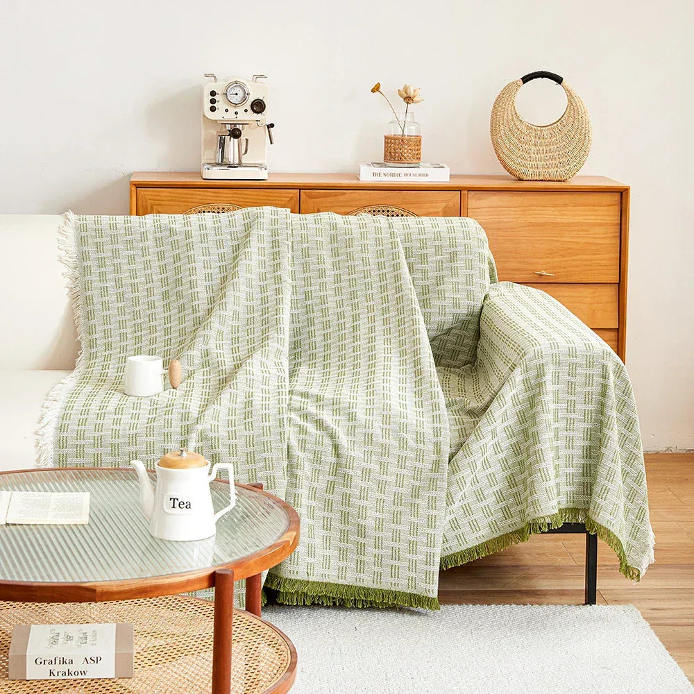 Kalsten | Large Sofa Cover with Reversible Pattern Stylish Protection
