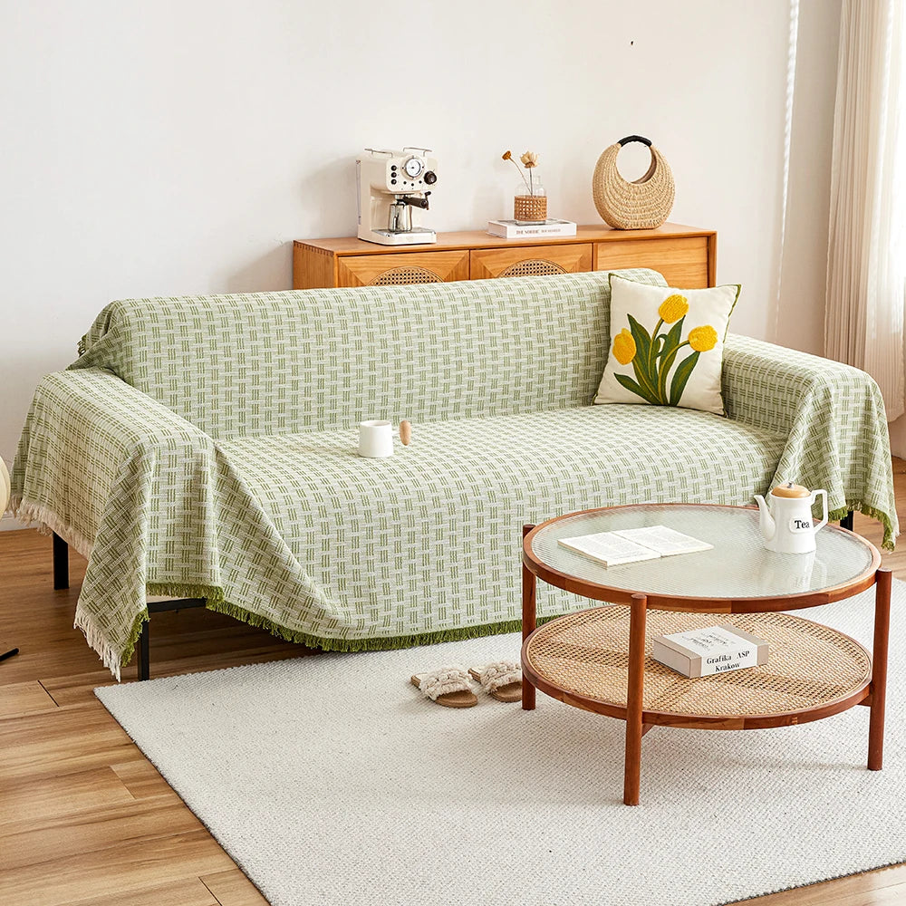 Kalsten | Large Sofa Cover with Reversible Pattern Stylish Protection