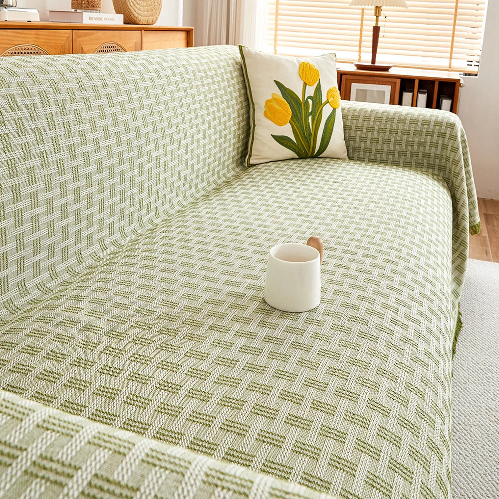 Kalsten | Large Sofa Cover with Reversible Pattern Stylish Protection