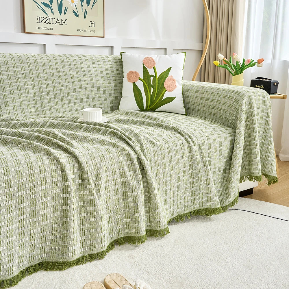 Kalsten | Large Sofa Cover with Reversible Pattern Stylish Protection