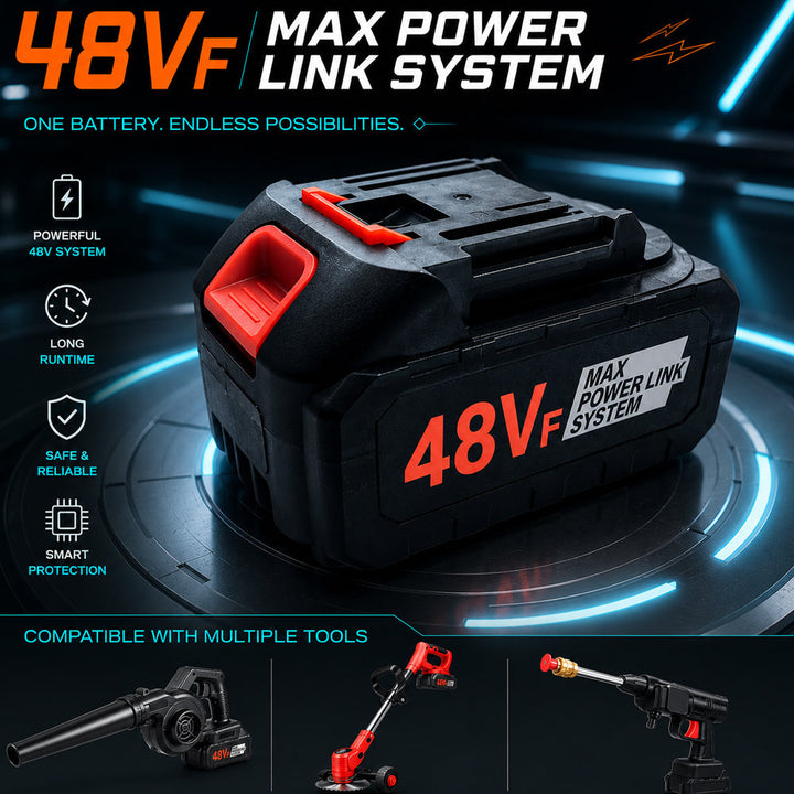 Battery for pressure washer, pole pruner and leaf blower | Kalsten